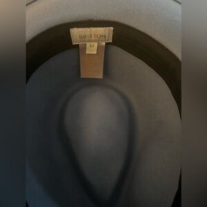 Brixton blue felt hat size M
